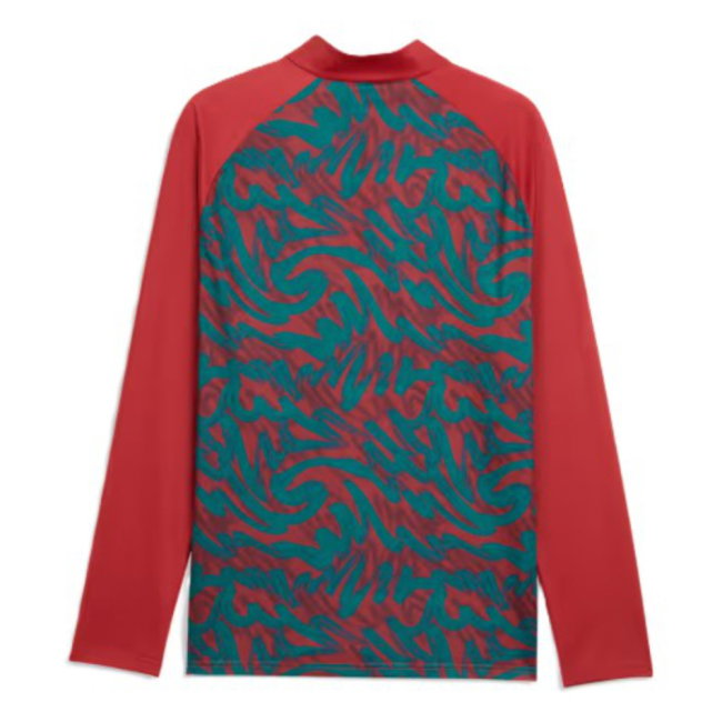 2026-2027 Portugal Warm Up 1/4 Zip Top (Red)-SoccerKits Hub | Buy Soccer Jerseys Online